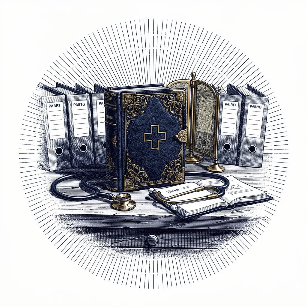 Healthcare compliance illustration