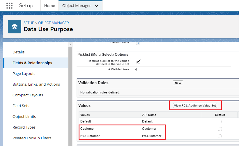 CONFIGURE CONSENT FOR DISPLAYING AUDIENCE SPECIFIC CONSENTS GRIDS 2