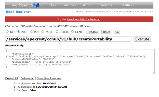 Data Portability Process – Hub Spoke Orchestration 2