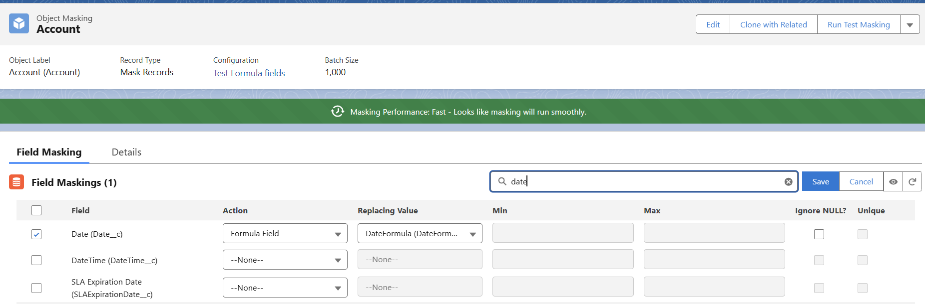 Search functionality