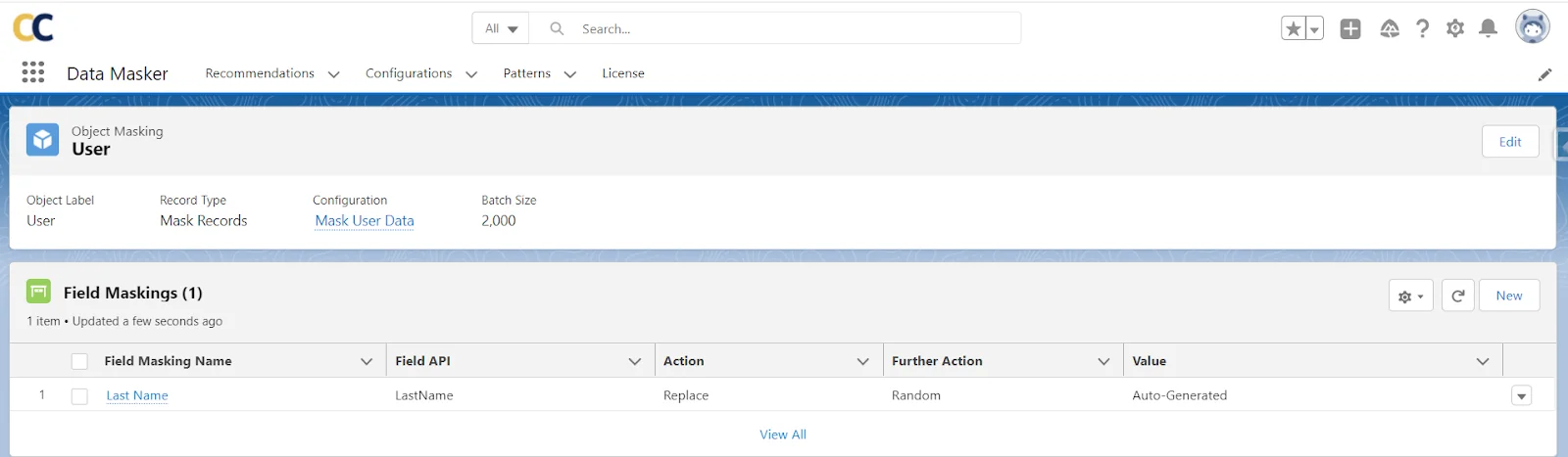 Setting up Object Masking
