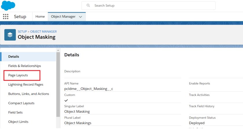 Assign Page Layouts - Cloud Compliance